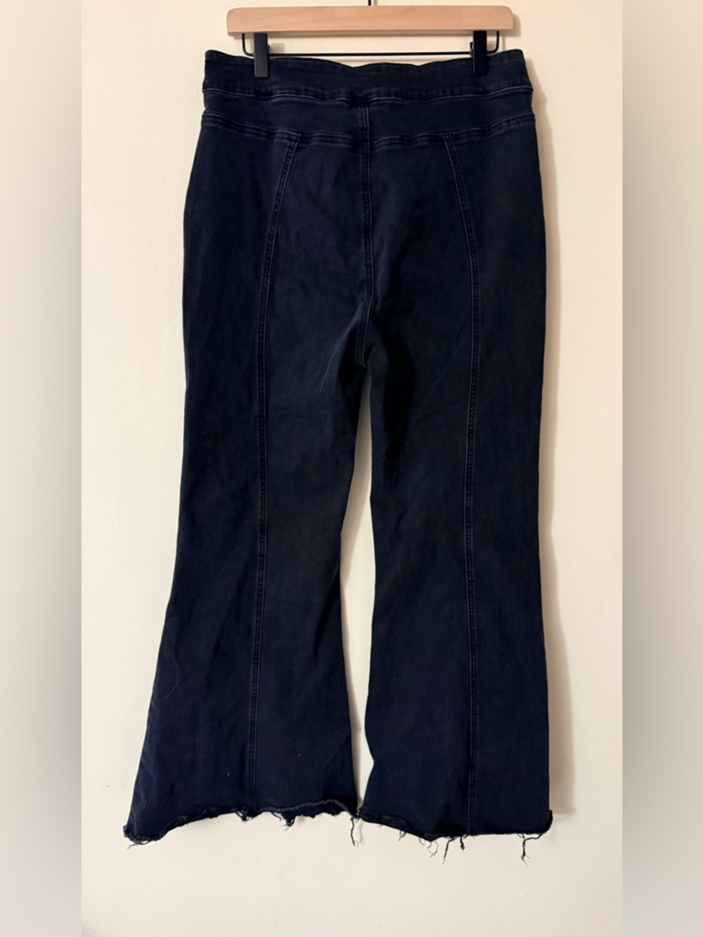 Cider Black Wide Leg High-Rise Jeans with Stretch, size XL - Picture 5 of 5